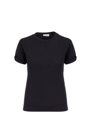 The 70s Rolled Black Sleeve Tee T-Shirt RE/DONE 