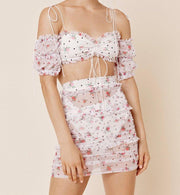 Cindy Rouched Top Top FOR LOVE & LEMONS 