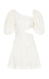 Aje Chateau Asymmetric Cutout Linen-Blend Mini Dress I TownHouse Work/Shop