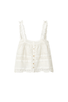 LoveShackFancy White Sully Top I TownHouse Work/Shop
